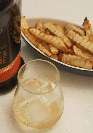 氣炸調味薯條＆雞塊～氣炸鍋 的食譜成品照片