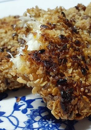 Una foto de Pescado al horno con Semillas