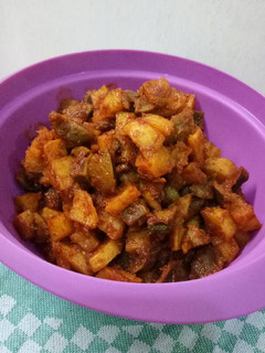 Foto resep Sambel Goreng Kentang Ampela Bumbu Instan