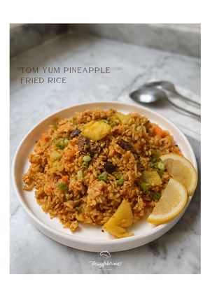 Foto resep Tom Yum Pineapple Fried Rice