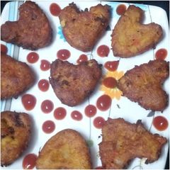 A picture of Heart carrot cutlet.
