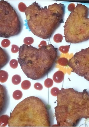 A picture of Heart carrot cutlet.