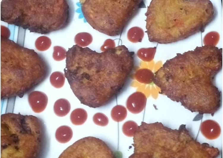 Heart carrot cutlet