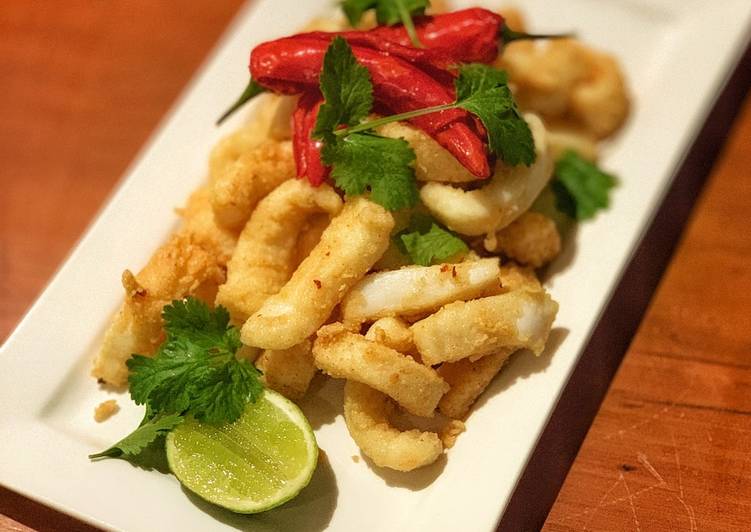 Easiest Way to Make Speedy Salt Chilli Squid