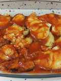 Cazón con tomate