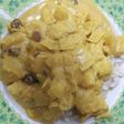 Curry con pollo y piña