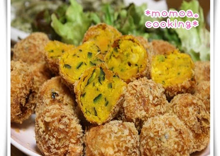 Simple Way to Make Any-night-of-the-week Kabocha Squash Croquettes (the skin included!)