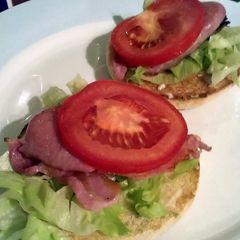 A picture of Vickys BLT English Muffins, Gluten, Dairy, Egg & Soy-Free.
