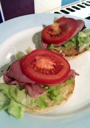 A picture of Vickys BLT English Muffins, Gluten, Dairy, Egg & Soy-Free.