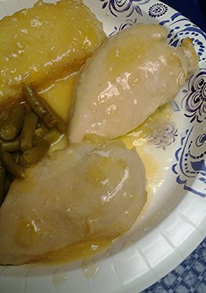 A picture of Pina Colada chicken.