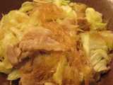 pork cabbage glass noodles