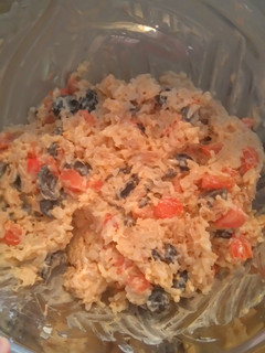 A picture of Rice salad.