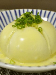 A picture of Microwaved Steamed Sweet Onion with Shiro-Dashi & Cheese.