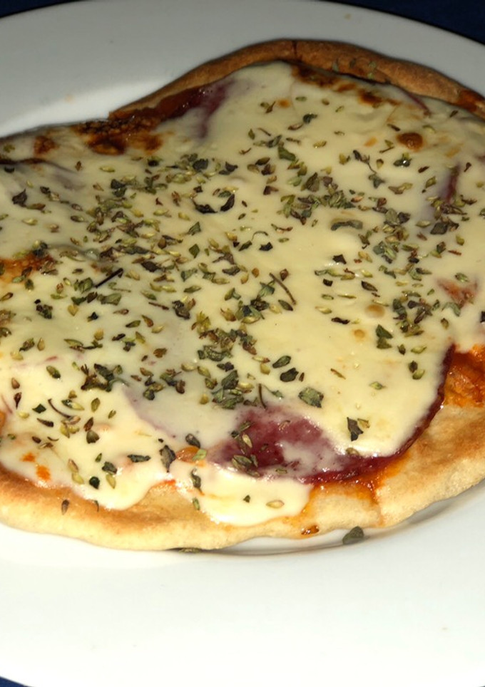 Una foto de Pizza crocante