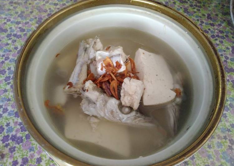 Bagaimana Membuat Sop Tahu Putih kuah ikan 🐟 Anti Gagal