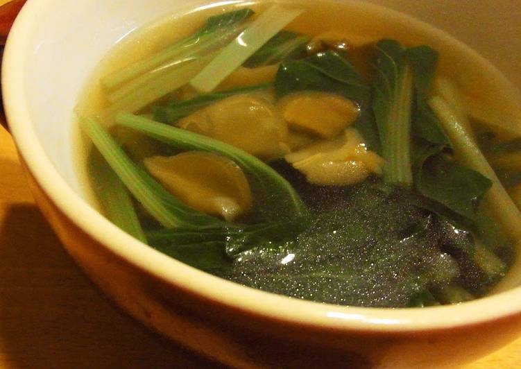 Zha Cai (Sichuan Pickle) and Spinach Soup