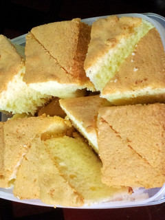 A picture of coconut chiffon cake.