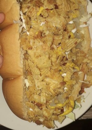 Una foto de Hot dog colombiano
