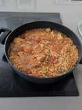 Paella de carne