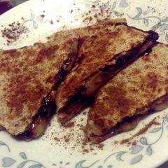 A picture of Peanut Butter Banana Quesadilla!.