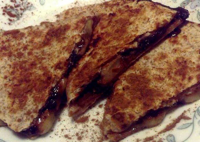 Peanut Butter Banana Quesadilla!