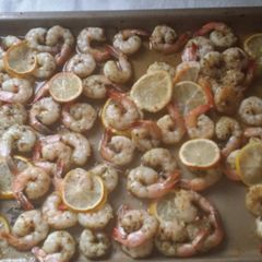 A picture of Lemon and Italian herb shrimp.