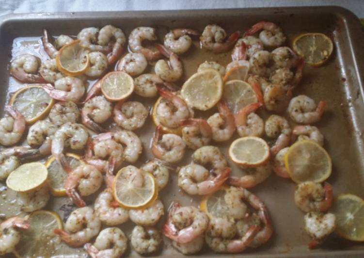 Recipe of Perfect Lemon and Italian herb shrimp