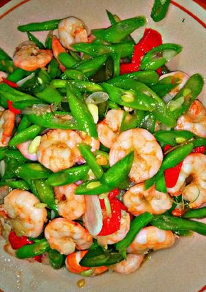 Foto resep Oseng udang buncis