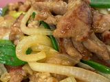 雙蔥炒甜肉片