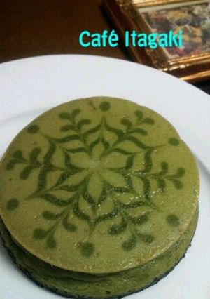 A picture of Matcha Cheesecake.