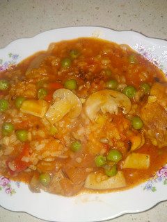 Una foto de Arroz caldoso
