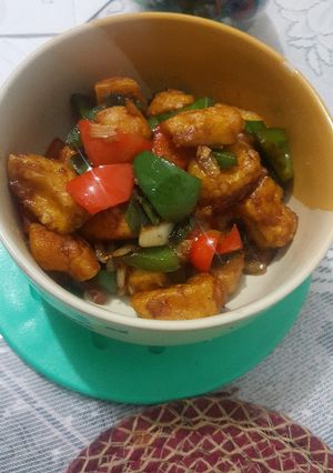 Foto resep Tahu paprika teriyaki ala fe'