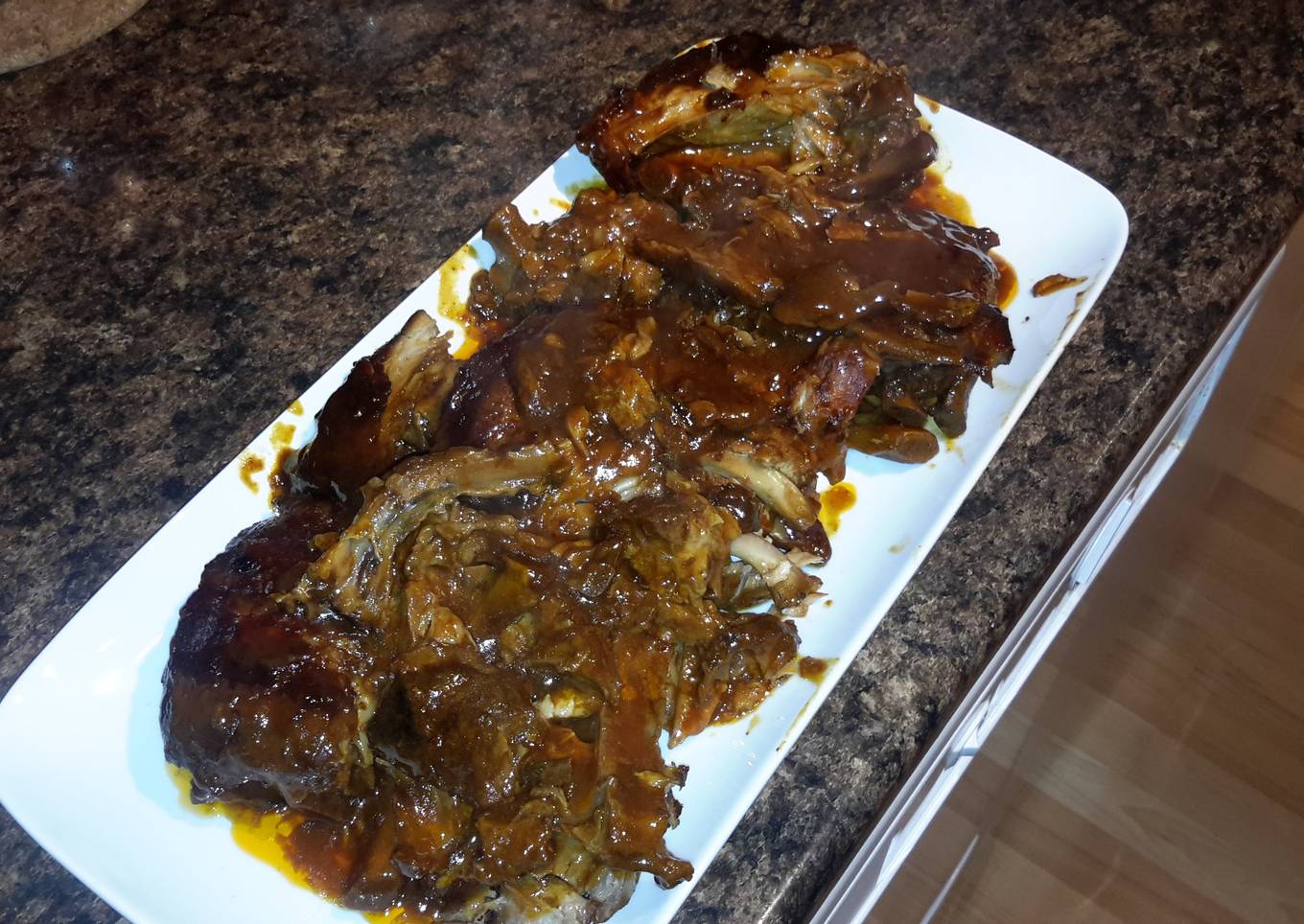 Fall off the bone crockpot ribs