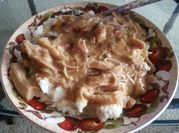 A picture of chicken gravy