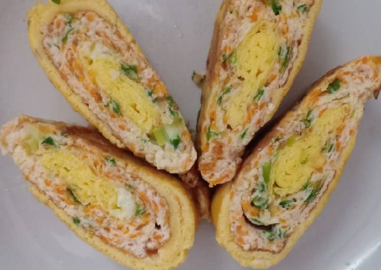 Resep Omelet sayur / Tamagoyaki, Lezat Sekali