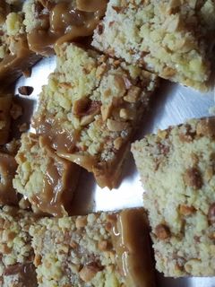 A picture of peanut butter bars.