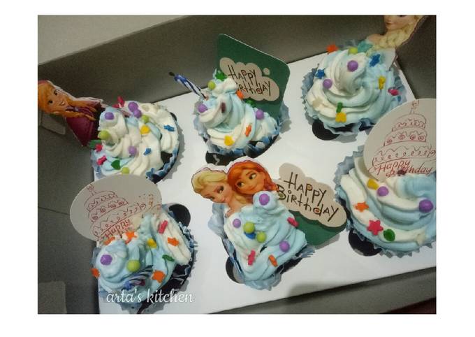 Wajib coba! Resep memasak Frozen cupcake dijamin menggugah selera