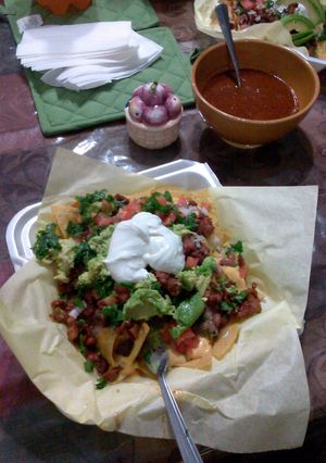 A picture of carne al pastor for tacos, burritos and nachos.....