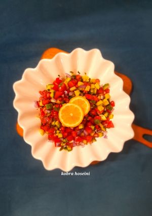 عکسی از دستور سالاد چوپان ترکیه