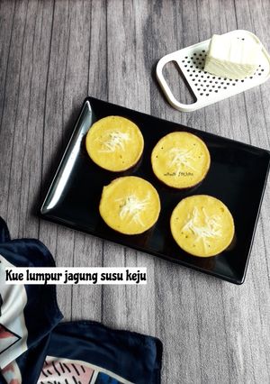 Foto resep Kue lumpur jagung susu keju