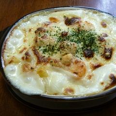 A picture of Shrimp and Scallop Doria with Handmade Sauce.