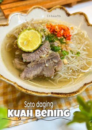 Foto resep Soto daging kuah bening