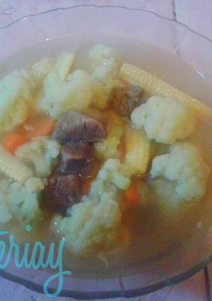 Foto resep Sup Kembang Kol Kaldu Sapi