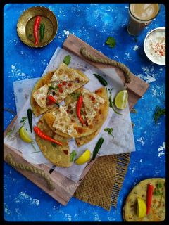 মিষ্টি ড্রাই ফ্রুটস এর পরোটা(mishti dry fruits er parota recipe রেসিপির প্রধান ছবি