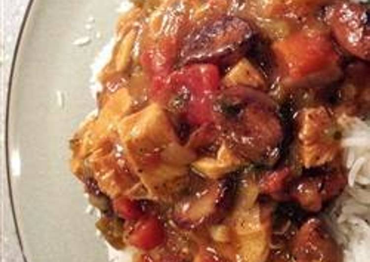 Recipe: Tasty Gumbo Chicken and Smoked Sausage Creole