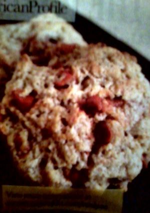 A picture of cinnamon chip scones.