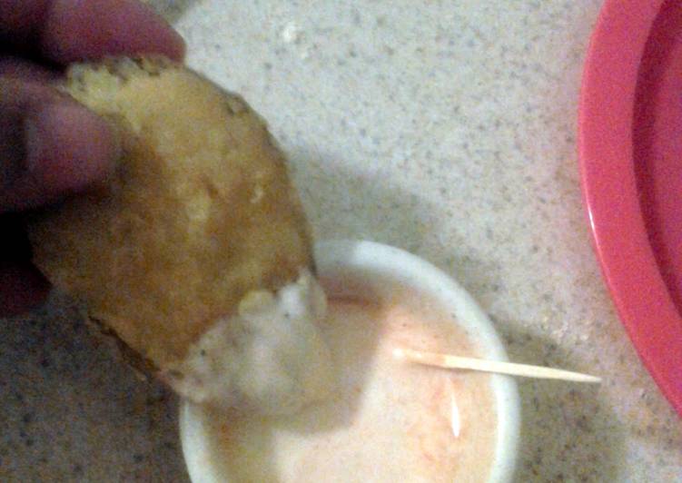 Recipe of Award-winning Fried pickles with dipping sauce