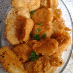 Salt and Pepper Battered Potato Slices 😉 A picture of Salt and Pepper Battered Potato Slices 😉.