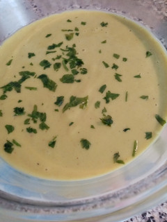 Una foto de Crema de brócoli