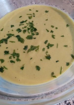 Una foto de Crema de brócoli